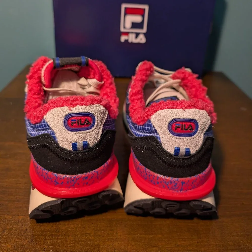 NWB FILA Reno Women's Shoes Size 9 with Sherpa Pink Purple Black